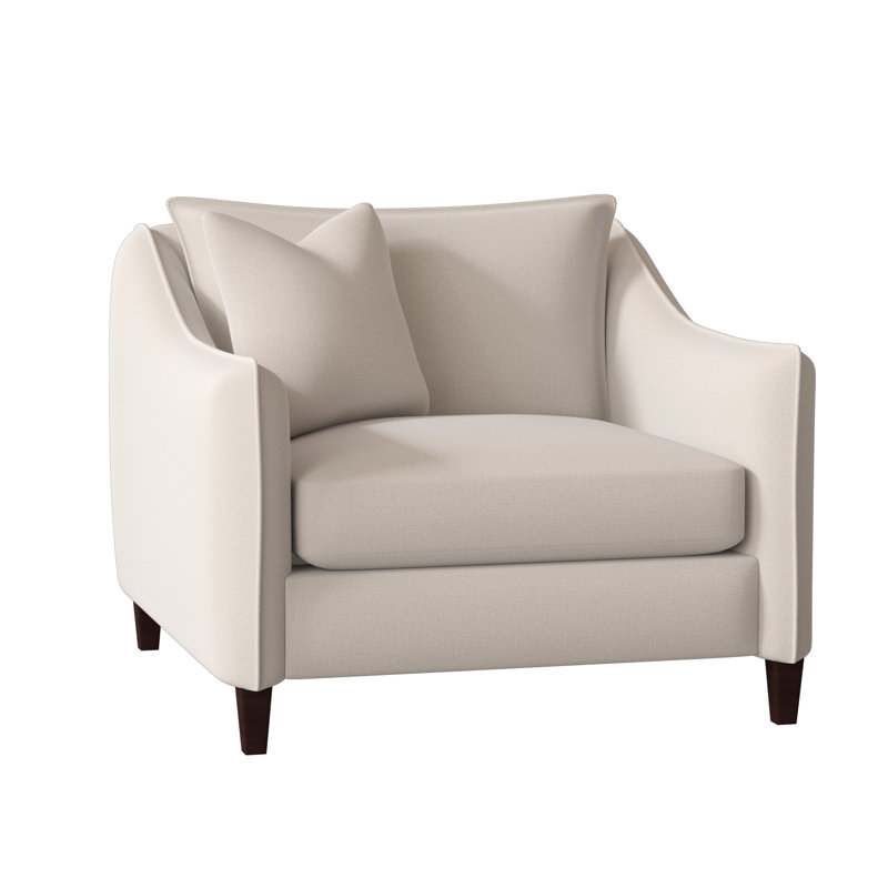 Joli Armchair, Mocha, Cream Chenille 1345-002