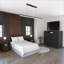 Ensemble de chambre à coucher | Ensemble de rangement 3 pièces pour chambre à coucher, 1 commode double + 2 tables de chevet | Noir | Commodes doubles