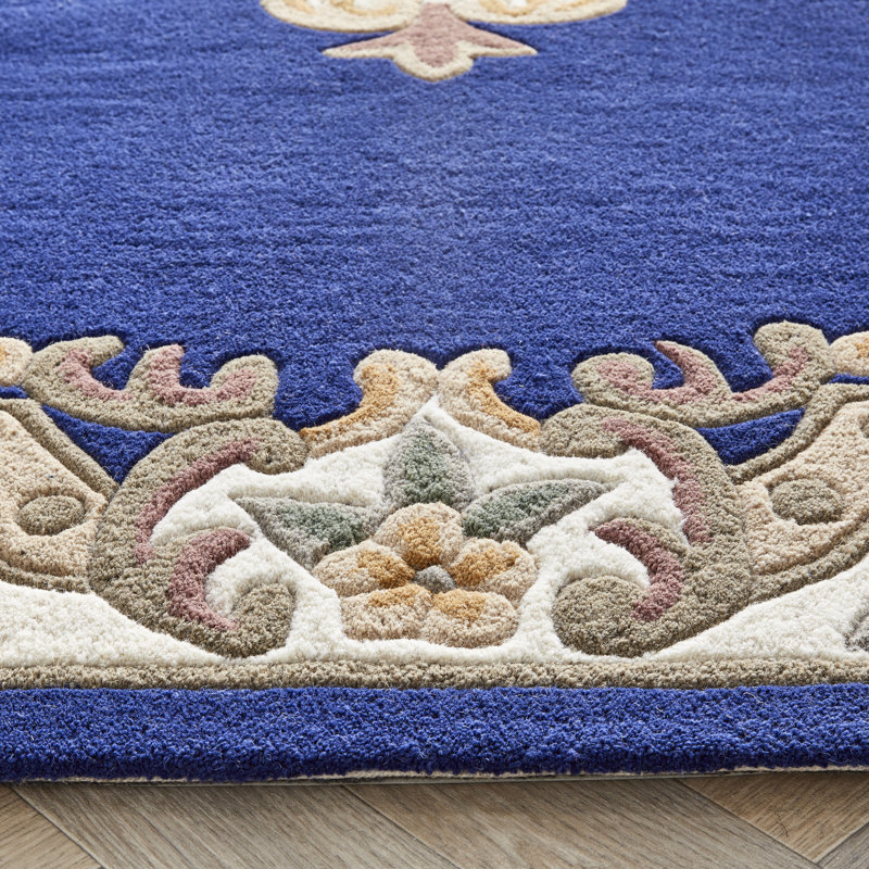 Nagy Floral Hand Tufted Area Rug, Rectangle 150 x 210cm 