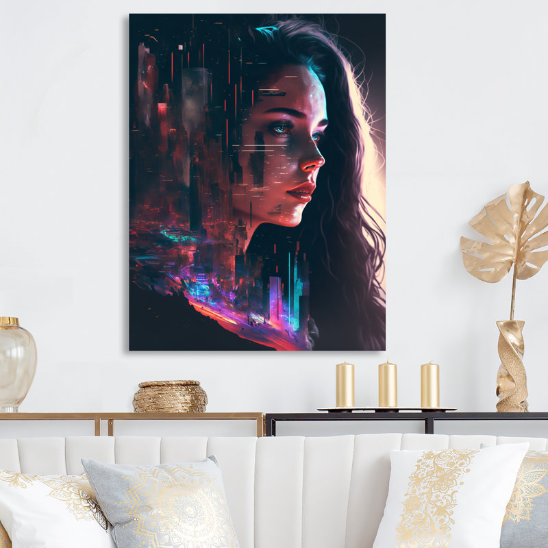 Wall Decor on Metal, 32" H x 16" W x 1" D