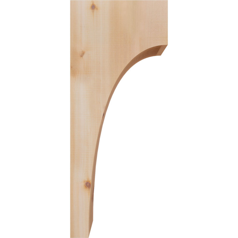 Huntington Corbel, H 28 po x l 5,5 po x P 12 po, Lisse, Cèdre rouge
