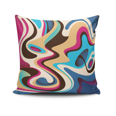 Housse de coussin décorative, 17 x 17 pouces, 50% coton / 50% polyester | Lavable à la machine à 104 ° F, repassable, fermeture à glissière dissimulée | Parfait pour le salon, la chambre à coucher et la décoration intérieure élégante
