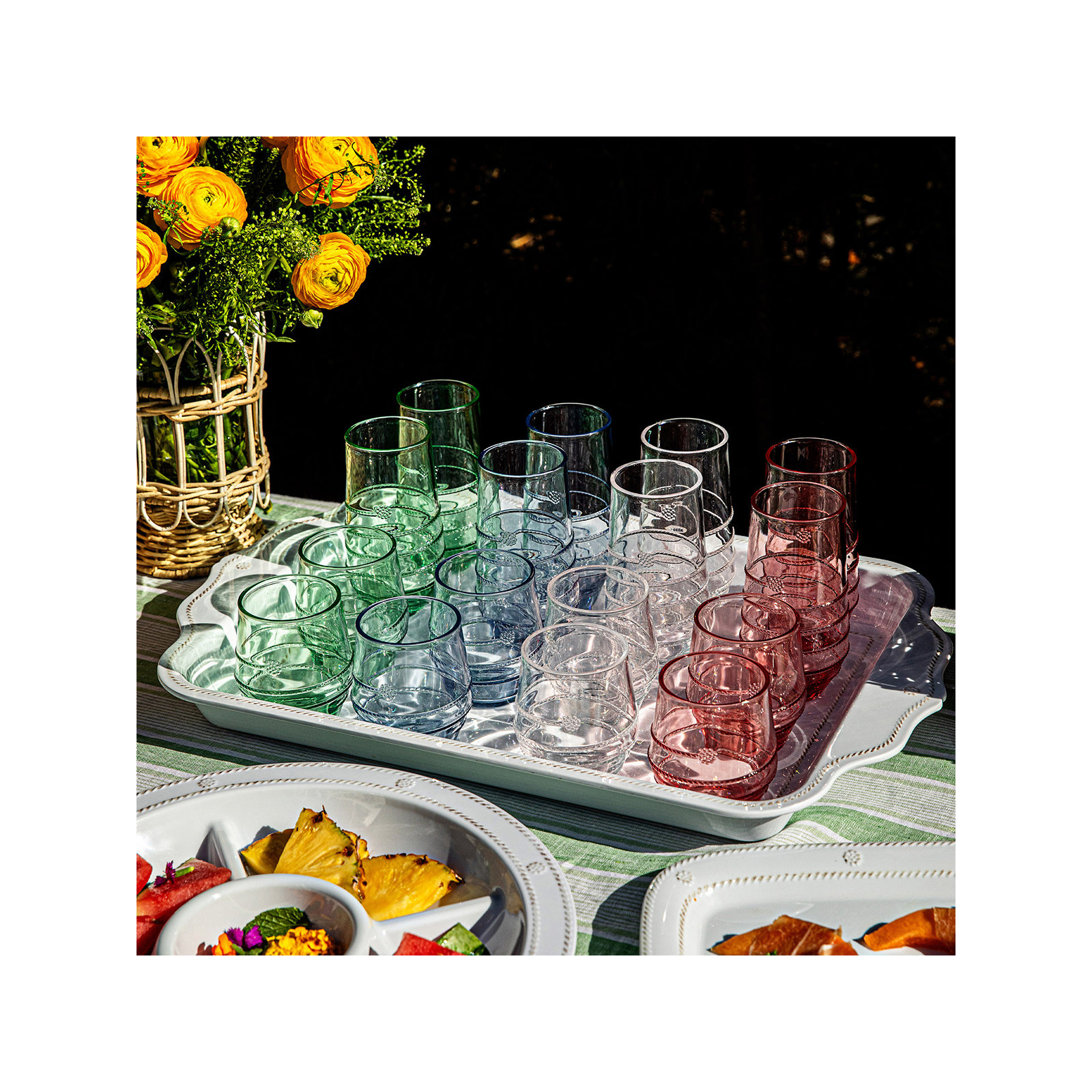 Amalia Acrylic Small Tumbler, 13.5 Oz., Coral