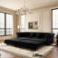 89" Velvet Chesterfield Sofa Bed, Pull-Out Sleeper Sofa, King-size Convertible Couch Bed for Living Room Apartment Office-1327073864