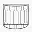 Mel 100cm Glass Top Console Table