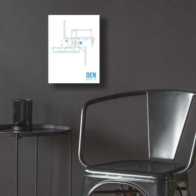 " DEN Airport Layout " by O8 Left