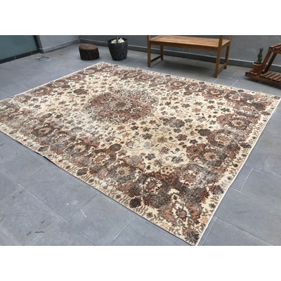 Grand tapis oriental turc fait à la main - Tapis vintage antique pour salons 5E97EEF6C84B4FBB90C84E10A3AA9E02