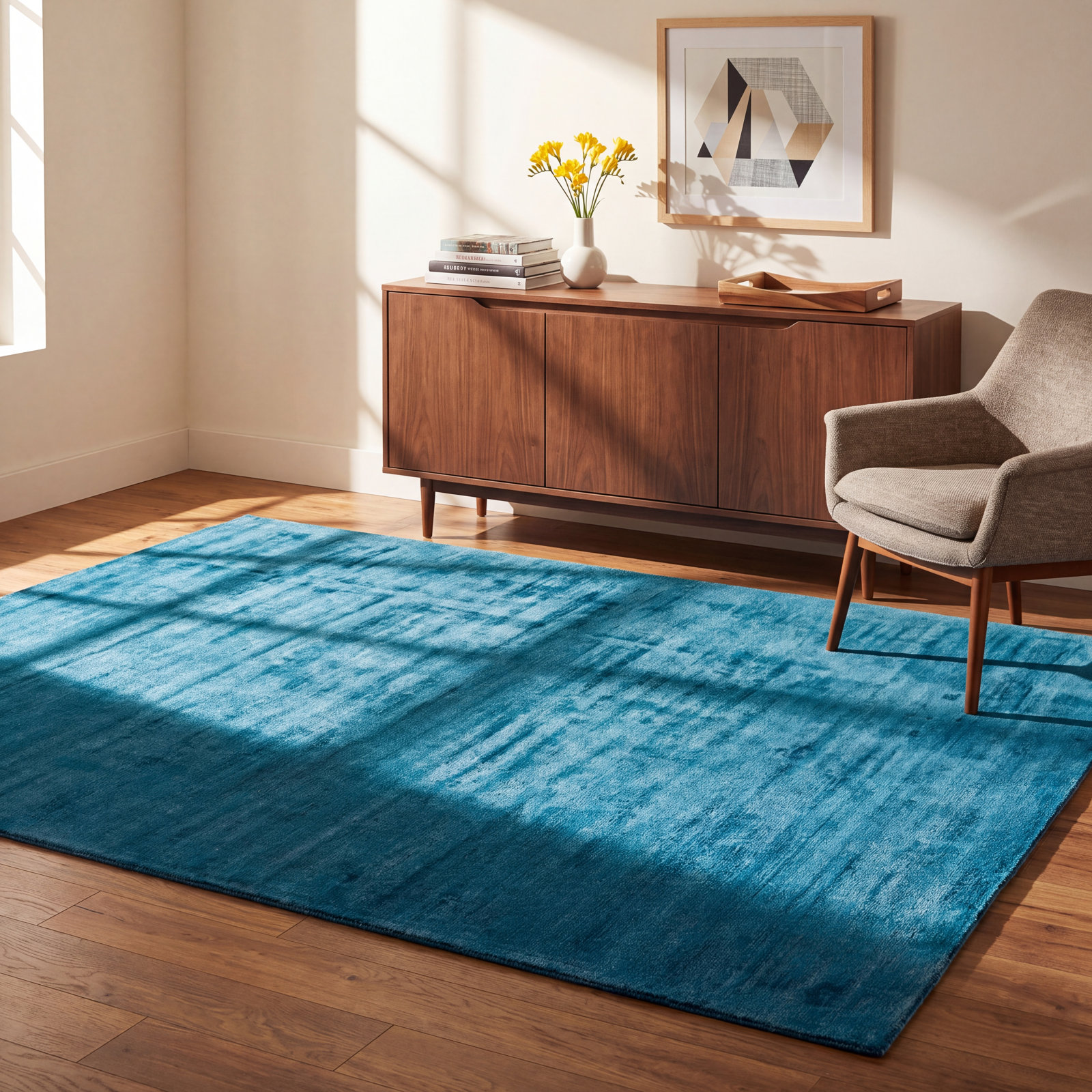 Fennel Hand-Woven Area Rug, Rectangle 8' x 10'