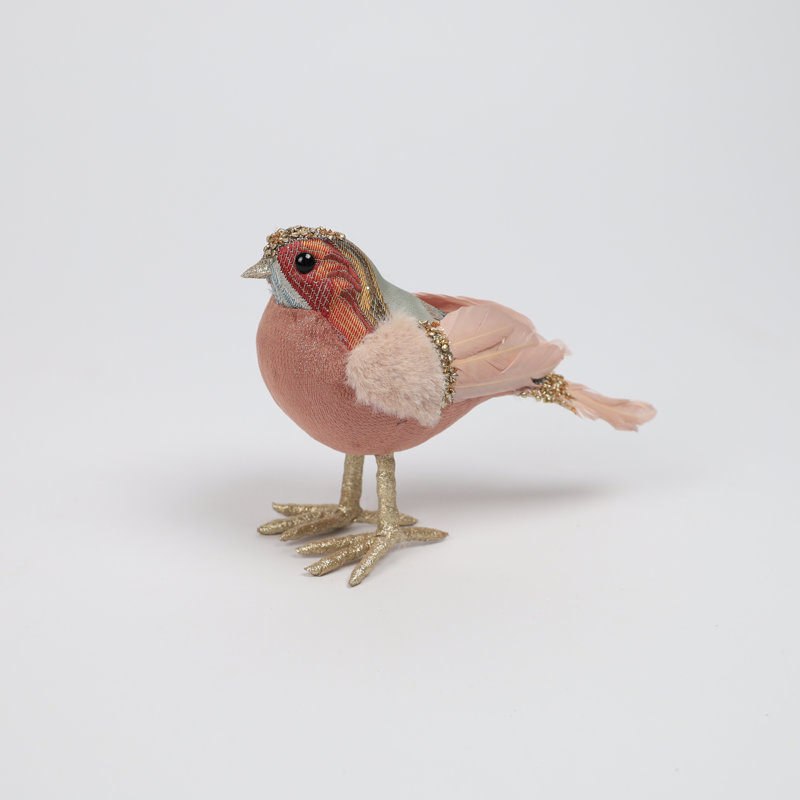3 Piece Decorative Patchwork Bird Set