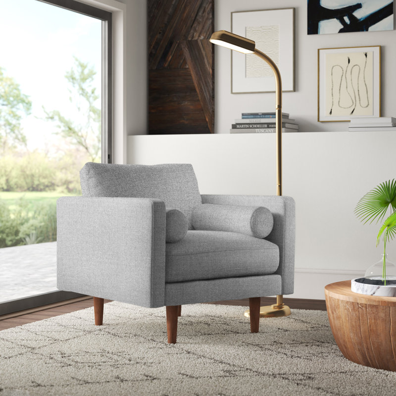 Fauteuil l 35,75 po Arantza, Gris clair