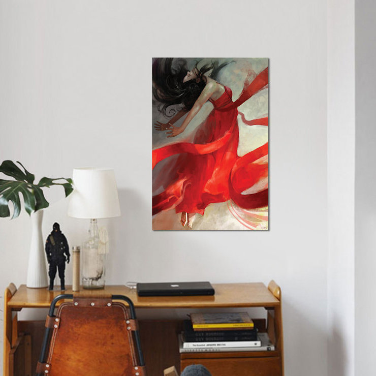 «Ascension», impression sur toile, H 12 po x l 8 po x P 0,75 po, Toile tendue, Pas de tapis