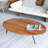 39" X 26" X 16" Oval Coffee Table