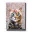 «Flower Crown Tabby Cat 3» par Furbaby Affiliates, art mural sur toile-1658260897