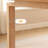 Burlywood Rectangular Solid Wood Dining Table-1132198532