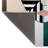 Multi-Colored Geometric Section Abstract Patterned Modern Decorative Rug-398863624
