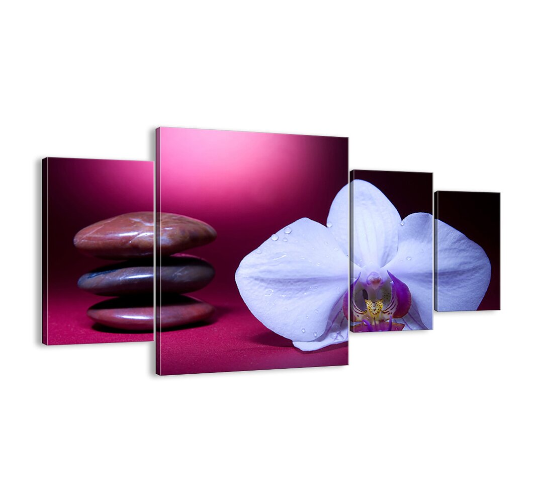 4-tlg. Leinwandbilder-Set - Fotografie „A Study of Freshness in Purple”