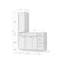 Ensemble de meuble-lavabo simple 51 po Disar-111300899