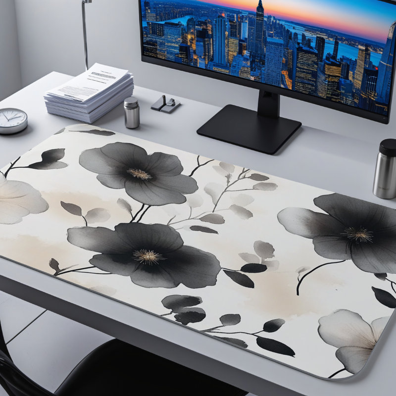 Polyester Desk Pad, 14.4x12.1