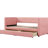 Twin Daybed In Pink Corduroy With Two Drawers, Frame, Soft Foam Padding, Convenient Storage Space Size And Wood Slat Framework, Enlarged Area, No Box Spring-1699381646