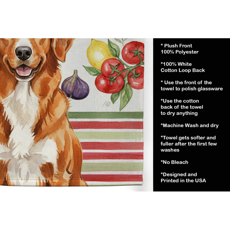 Serviette de cuisine orange Nouvelle-Écosse, Retriever orange de Nouvelle-Écosse