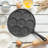 CHCI Series Commercial CHEF Cast Iron Pancake Pan, Makes 7 Mini Silver Dollar Pancakes