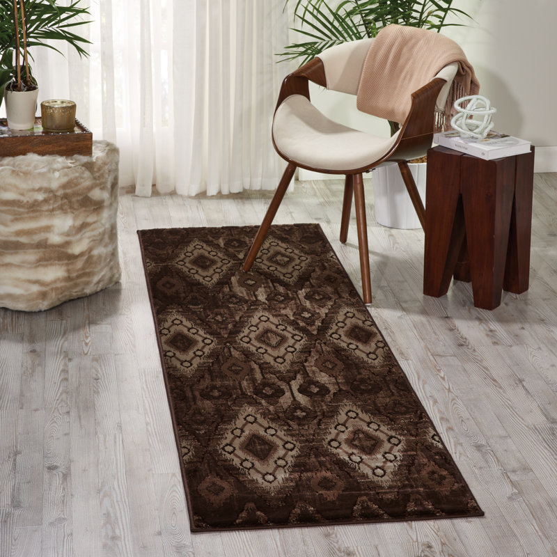 Ramas Ikat Area Rug, Runner 66 x 229cm