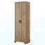 Armoire de rangement avec deux portes pour salle de bain, bureau, tablette réglable, panneau de fibres à densité moyenne, brun-992993566-992993552