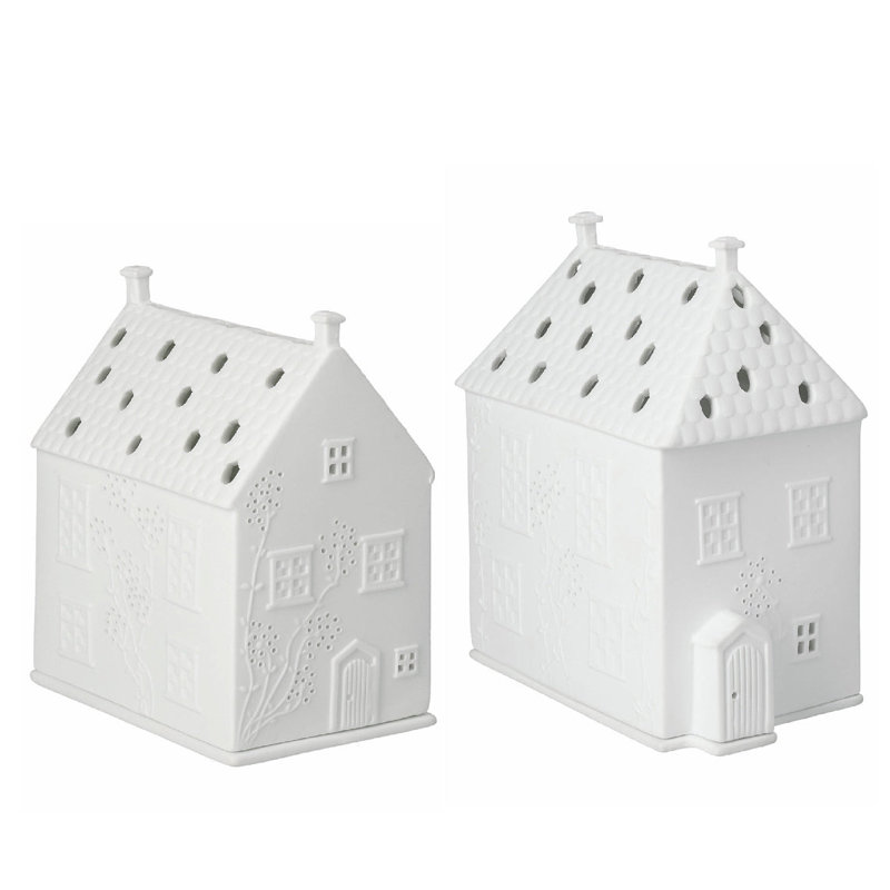 Ensemble de maison de campagne en porcelaine Village House