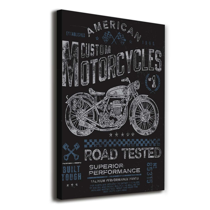Motoring 1 Piece Wrapped Canvas Wall Art