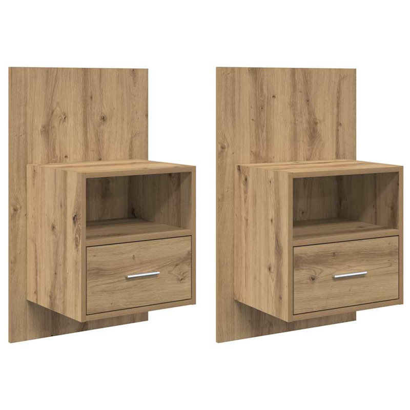 Bed Cabinet, Artisan Oak