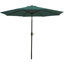 Parasol de marché octogonal 9 'avec bouton-poussoir Delaplaine - vert-1130741626