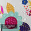 Rideau de douche floral avec 12 crochets-2051782721