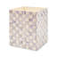 Violet Check Capiz Waste Bin