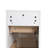 12" Freestanding Bathroom Storage Cabinet, 3-Soft Close Drawer, Glossy White,(KD-Packing)-1522308158