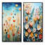 «Plants Field Pointillism Dot», 2 pièces-1080426845-1080426844