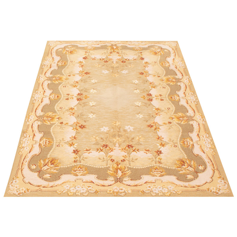 One-of-a-Kind 5'6" X 8'6" New Age Wool Area Rug in