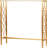 36.8 " W Glass Top Console Table