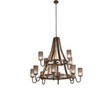 Barrel Stave 12 - Light Chandelier