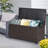 Pegpe firthert 40 " W 50 Gallons Wicker Deck Box with Wheels in Brown