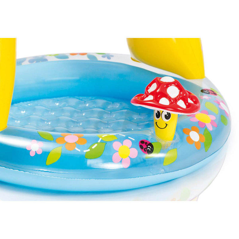 Intex Inflatable Mushroom Water Play Center Kiddie Baby Swimming Pool Ages 1-3