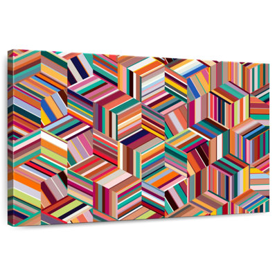 Avery Abstract Geometric Cubes