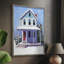 Victorian Home I, reproduction encadrée - bois massif-1908286739
