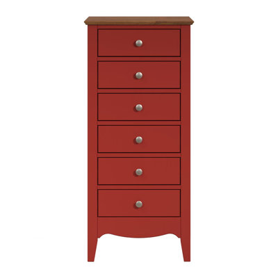 Delrick 6 Drawer 50Cm W Tallboy