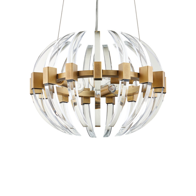 Coquette 3 - Light Metal/Crystal Chandelier