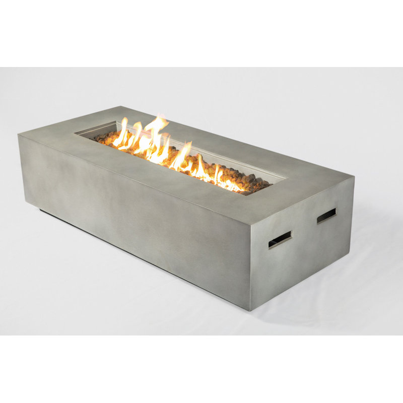 Concrete Propane Outdoor Fire Pit Table