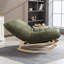 Fauteuil berçant adulte en velours côtelé-1828076624