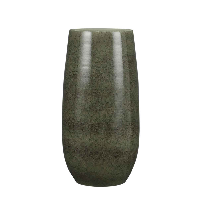 Vanya Handmade Terracotta Table Vase, Green