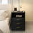  Led Nightstand With Wireless Charging, Smart Bedside Table With Drawers & Usb & Type-c Charging Ports-1481197586
