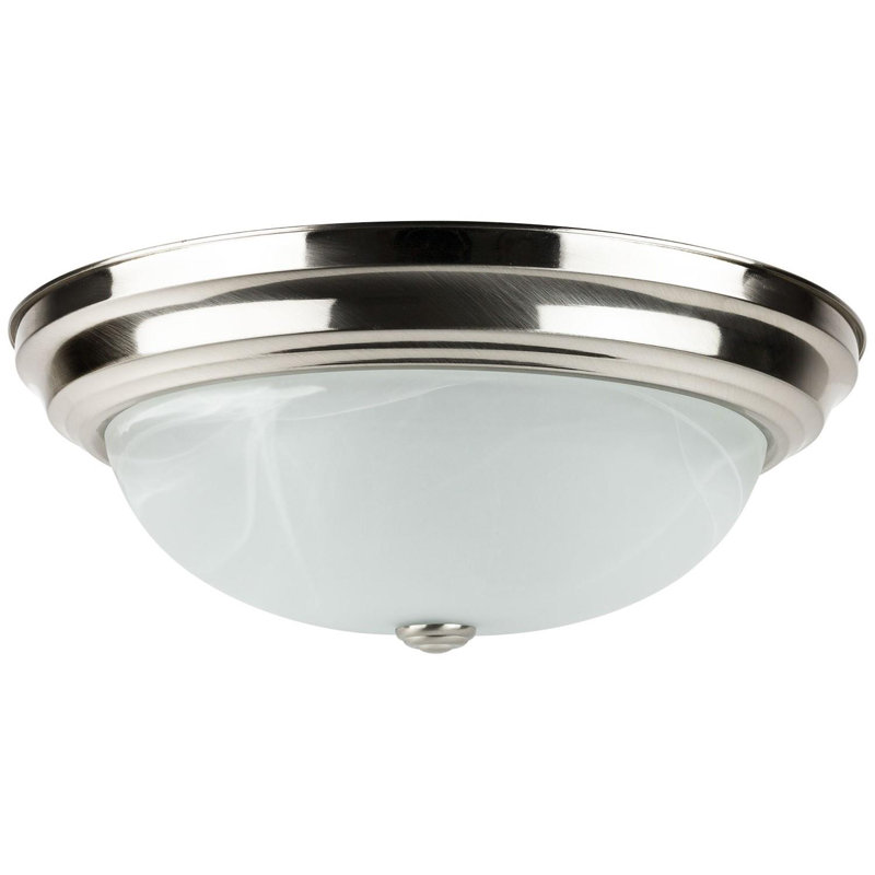 15 po DEL, intensité variable, homologué ETL, finition nickel brossé, couleur CCT réglable 3000K, 4000K, 5000K