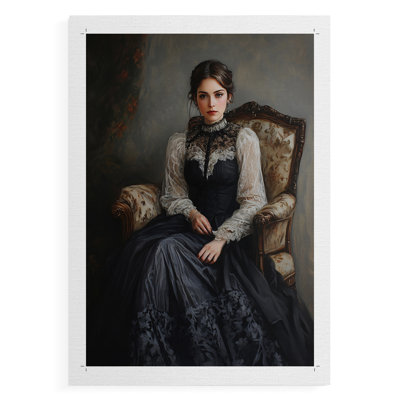 WOMEN Series CCXL  -Premium Canvas Print Only - NOT FRAMED -Ready to Hang